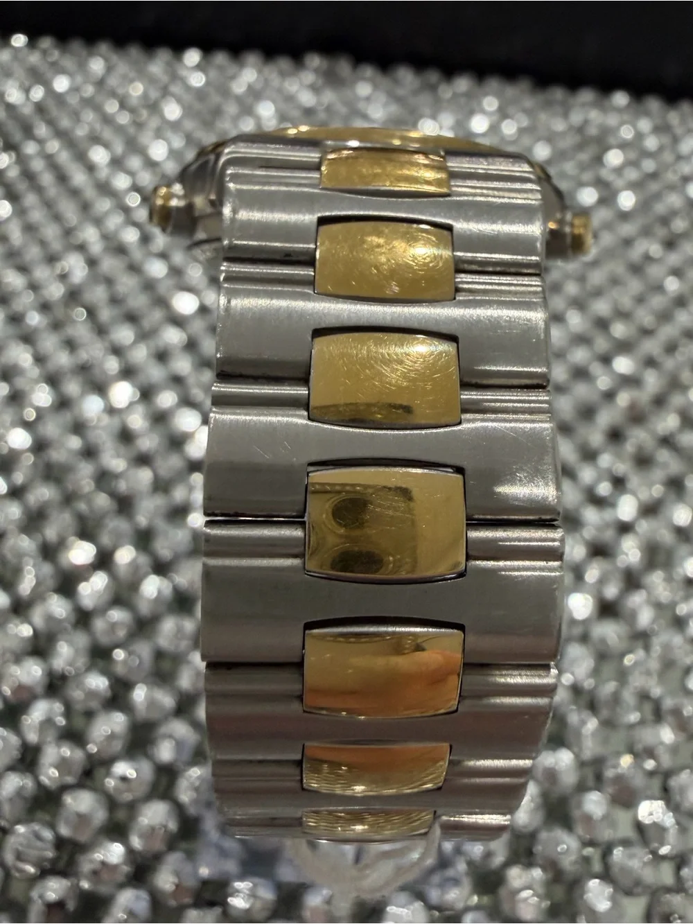Seiko Two-Tone Gold and Silver Chronograph Quartz Watch